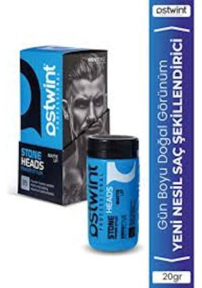 Profesyonel Mucizevi Tarak & Ostwnt Profesyonel Saç Şekillendirici Pudra Wax 20gr Mavi