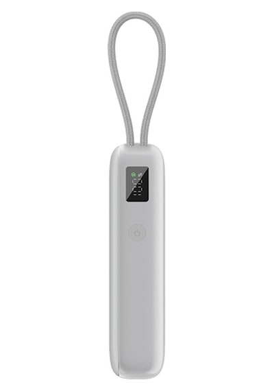 Ttec Recharger Pro Lcd 10.000mah Pd 35w Usb-c Makaralı Kablolu Taşınabilir Hızlı Şarj Aleti / Powerbank 2bb276 Gri