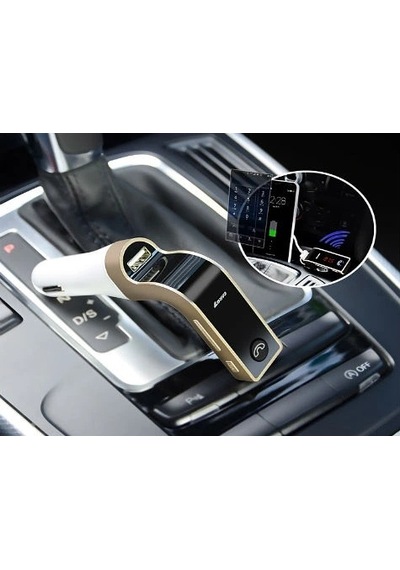 Hubrendy Çer Carg7 Bluetooth Araç Fm Transmitter Usb Girişli