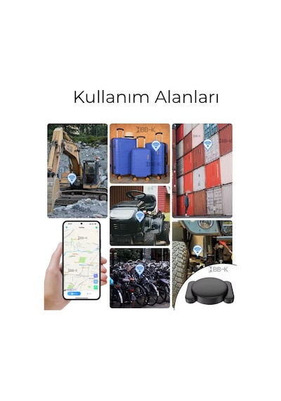 Apple Uyumlu AirTag Manyetik Kılıf 2'li Paket