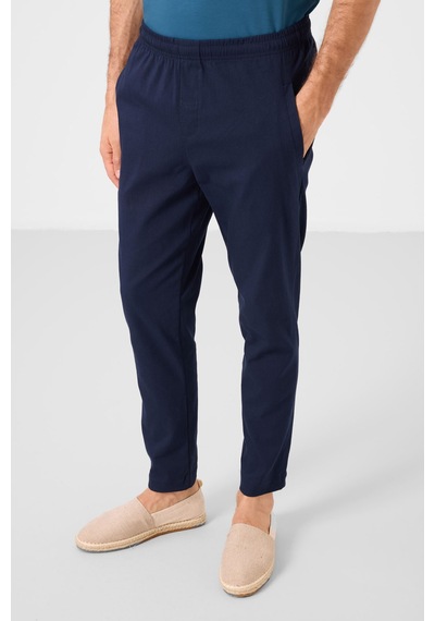 Tommylife Lacivert Standart Fit Dokuma Hafif Esnek Chino Erkek Pantolon - 82179 Lacivert