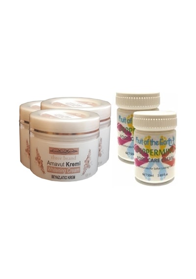 Three Brand 100 Ml Arnavut Aklık Kremi 3 Adet + Foot Care Cream Cooling Peppermint 50 Ml Ayak Bakım Kremi Nane Ferahlığı Ve Kokusu 2 Adet
