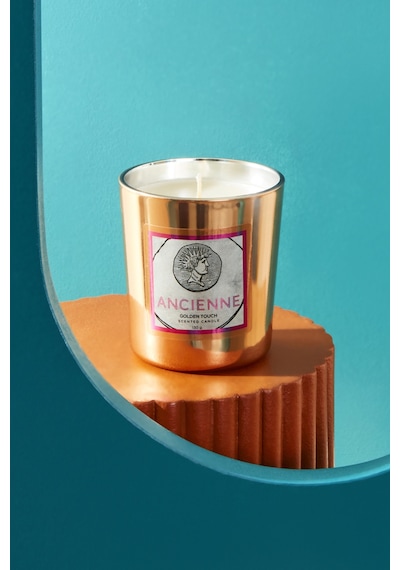 Karaca Home Pop Art Koleksiyonu Ancienne Golden Touch Kokulu Mum Turuncu