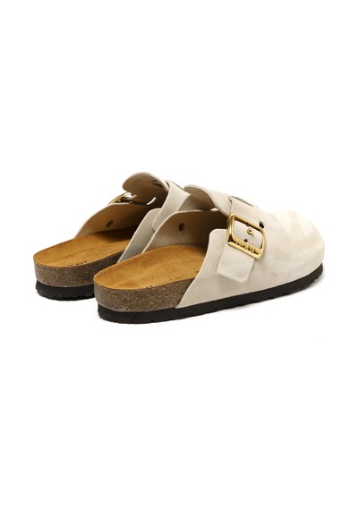 Capuccıno Terlik Kadın 17d5 Frau Velour-s Cappuccino Taupe Capuccıno Krem