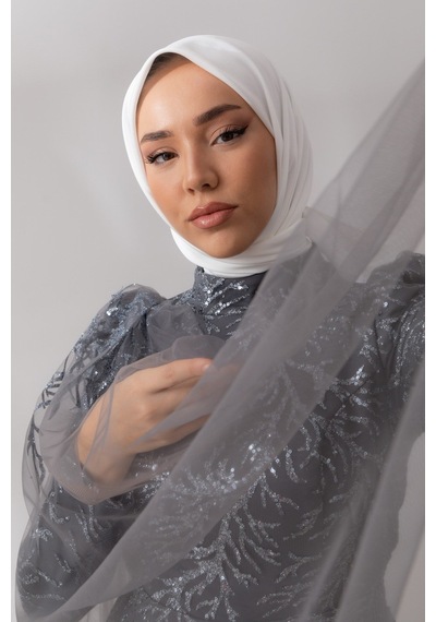 Silk Home Twill Eşarp 11343-58 Beyaz