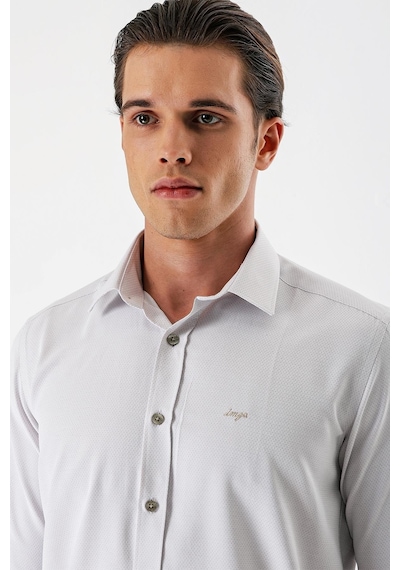 İmza Açık Bej Uzun Kollu Desenli Armürlü Sert Yaka Cepsiz Pamuklu Slim Fit Dar Kesim Gömlek 1004235171-açık Bej Açık Bej İmza Açık Bej Uzun Kollu Desenli Armürlü Sert Yaka Cepsiz Pamuklu Slim Fit Dar Kesim Gömlek 1004235171-açık Bej Açık Bej