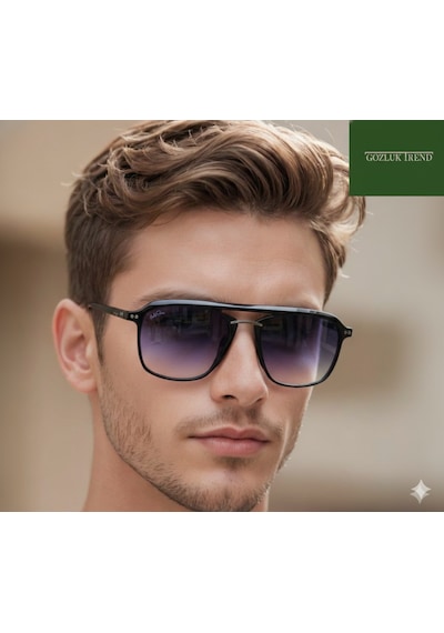 Morlın Bron Mbs-s1101 55 19 148 C1 Unisex Güneş Gözlüğü Mavi
