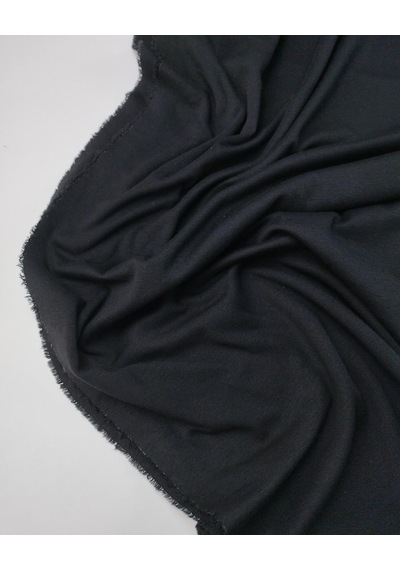 Siyah Renkte İnterlok Örme Kumaş 150x290cm-10861 Siyah