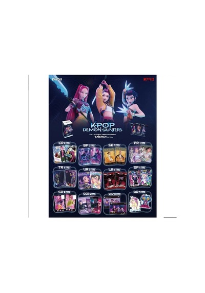 Kpop Demon Hunters Kayou Energy Edition Koleksiyon Kartı Tcg Netflix 8 Kart 1 Paket