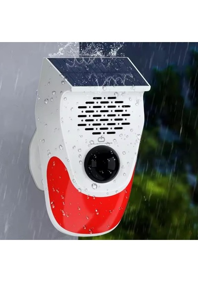 Kumandali Solar Sesli Işikli 120db Alarm Si Stemi