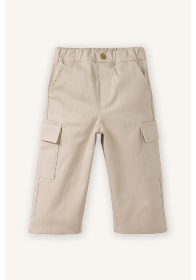 Defacto Erkek Bebek Loose Fıt Pamuklu Pantolon G6379a526spbg106 Bej-bg106