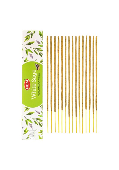 Hem White Sage Beyaz Adaçayı Premium Masala Organik Çubuk Tütsü 15 G