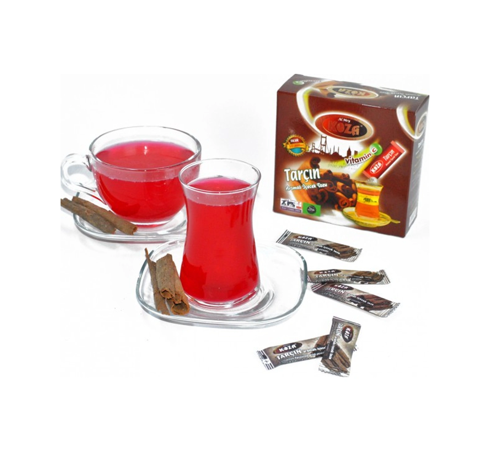 Koza Tek İçimlik Tarçın Aromalı Toz İçecek 50'li 1 KG