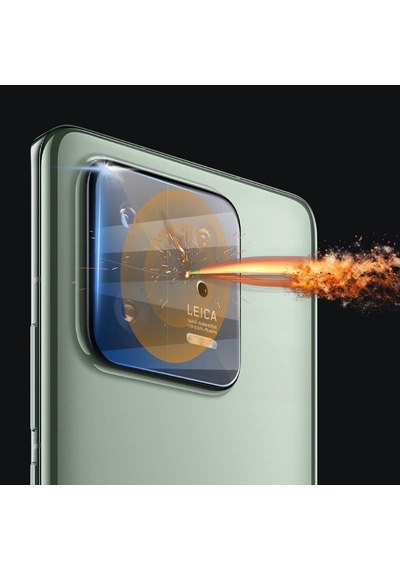 Xiaomi 13 İle Uyumlu Kamera Lens Koruma Xiaomi Mi 13 İle Uyumlu Halcyon Tam Kaplayan Kamera Koruma Şeffaf 50 x 22