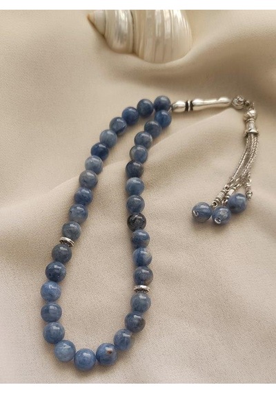 Tesbih 33 Lü 08 Mm Doğal Taş Kyanit Aaa Kalite Tesbih