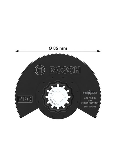 Bosch 1x Pro Acz 85 Eıb Starlock Testere Ucu Demir İçermeyen Metaller, Dolu Laminant Vinil, Pvc, Ø 85 Mm, Professional Aksesuar Çok Fonksiyonlu Makine
