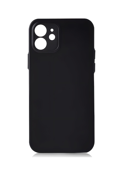 Apple Uyumlu iPhone 12 Mini Kılıf Slims Mat Ve Ultra İnce Kılıf Siyah