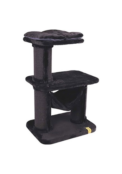 M-pets Panther Premium Relax Kedi Tırmalama Tahtalı Kedi Ağacı Siyah 65x48x98 Cm 244-54036.01
