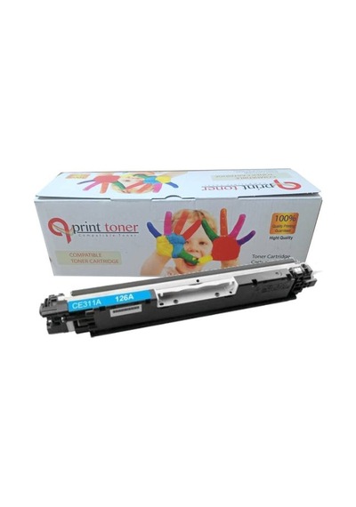 Hp 126a Ce311a Mavi Uyumlu Toner Cf350a 1000 Sayfa M176 M177 Lbp7010 7018 Crg729 Cp1025 M175 M275