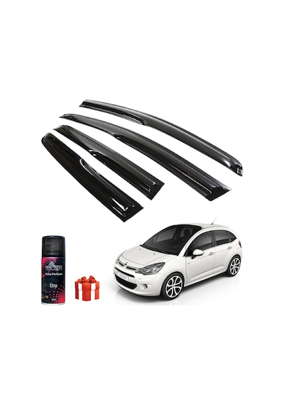 Citroen C3 Mügen Cam Rüzgarlığı Hb 2009-2016 Arası 4lü Takım+koku