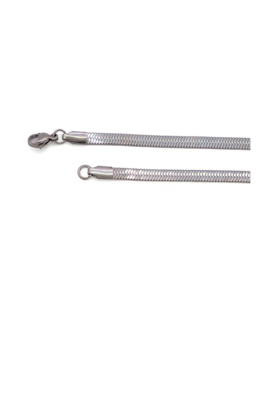 Çelik İtalyan Zincir 4 Mm Kalınlık Zn-311 Gümüş