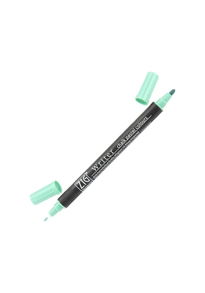 Zig Writer Chalk Pastel Çift Uçlu Marker Kalem 0.5 Mm&1.2 Mm Green