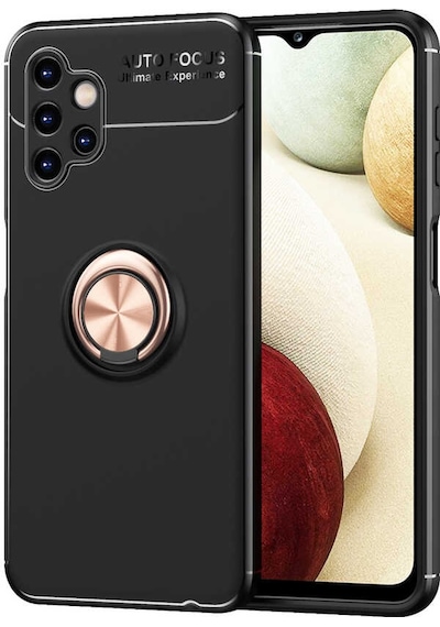 Zore Galaxy Uyumlu A13 4g Kılıf Ravel Silikon Kapak - Siyah-rose Gold Siyah-rose Gold