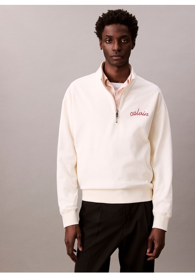 Calvin Klein Erkek Sweat Lv04rc227g Yas Beyaz Beyaz