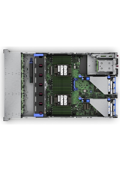 Hp P71674-425, Dl380, Gen11, Intel Xeon Silver 4510, 64gb Ddr5 Rdımm Ram, 2x960gb Ssd Disk, Mr408i-o Nc 8sff, 2x1000w Power, 2u Rack, Server