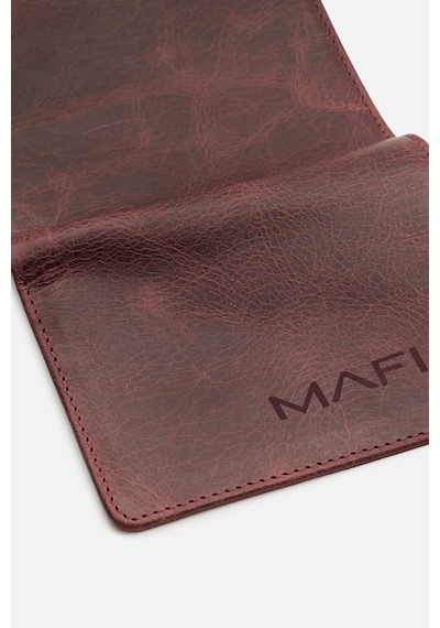 Mafi Magnetic Hakiki Deri Mıknatıslı Unisex Cüzdan Zarif Ve Güvenli Tasarım Bordo