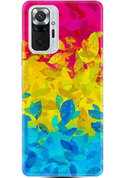 Xiaomi Redmi Note 10 Kılıf Desenli Yapraklar 1634