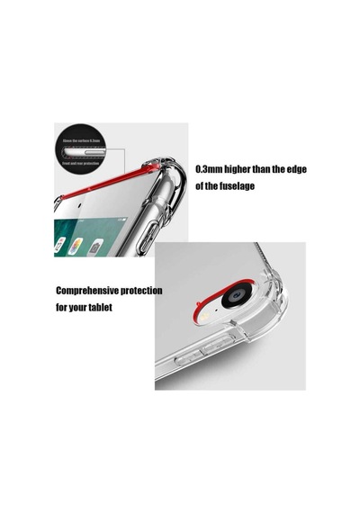 Apple Uyumlu iPad 9.7 2018 6.nesil Kılıf Zore Tablet Nitro Anti Shock Silikon Kapak Arka Kapak
