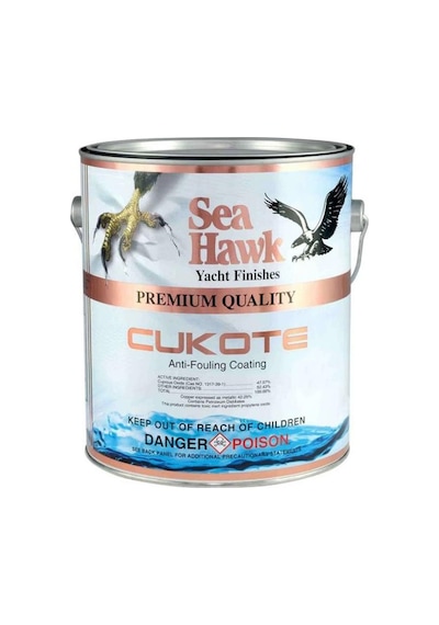 Sea Hawk Cukote Biocide Plus Yumuşak Zehirli Boya 3.785 LT Beyaz