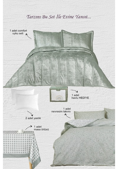 Elart Fancy Kombin Set Adaçayı