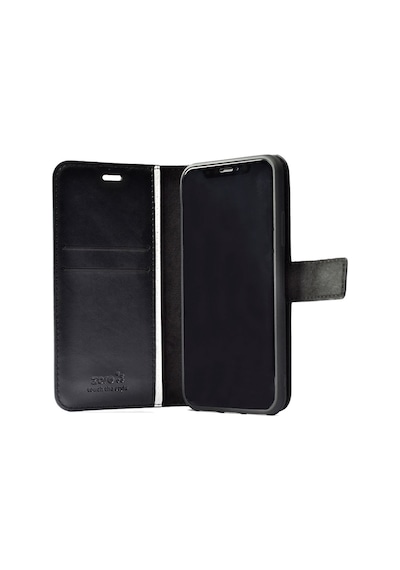 Xiaomi Poco X5 Kılıf Zore Kar Deluxe Kapaklı Kılıf Siyah