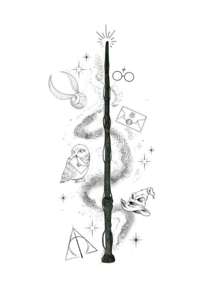Harry Potter Asası Kahverengi