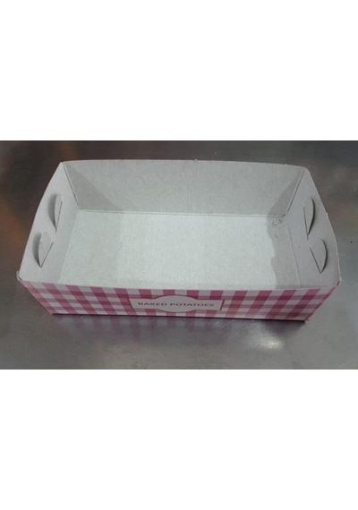 Kumpir Kutusu Pk 100 Lü Takribi Boy 15 Cm En 9 Cm Derinlik 4 C