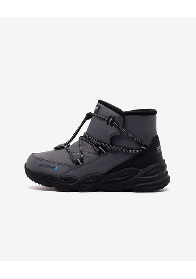 Skechers Turbo Tread-storm Glider Çocuk Bot 406385l-ccbk Gri
