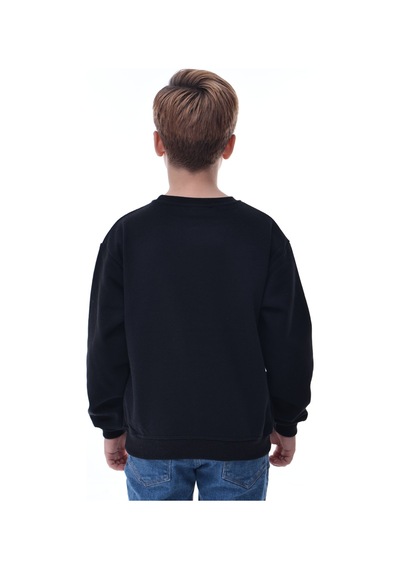 Playstation Baskılı Çocuk Sweatshirt Siyah Gamer Oyun Sever Sweat Siyah