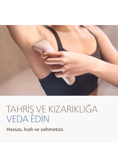 Philips Bre718/05 Epilatör Serisi 9000, Kablosuz, Islak Ve Kuru Kullanım, 32 Cımbız, Led Işık, 60 Dakika Pil Ömrü