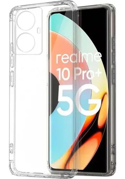 Realme 10 Pro Plus 5g Kılıf Lüx Şeffaf Silikon -