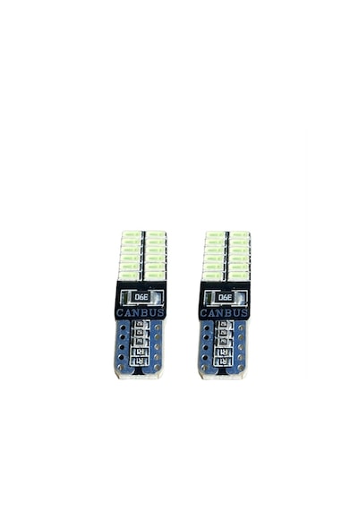 24 Ledli T10 Buz Mavi
