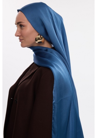 Mirsoy Scarf İdol Janjan Şal İndigo