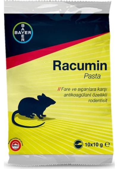 Bayer Racumin Pasta Fare Sıçan Zehiri 100 G