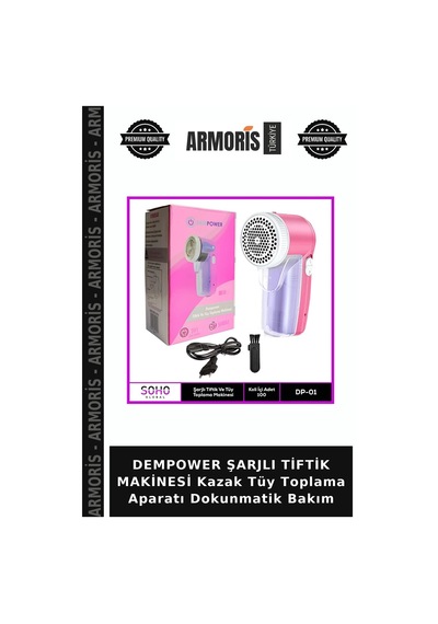Dempower Şarjlı Tiftik Makinesi Kazak Tüy Toplama Aparatı Dokunmatik Bakım