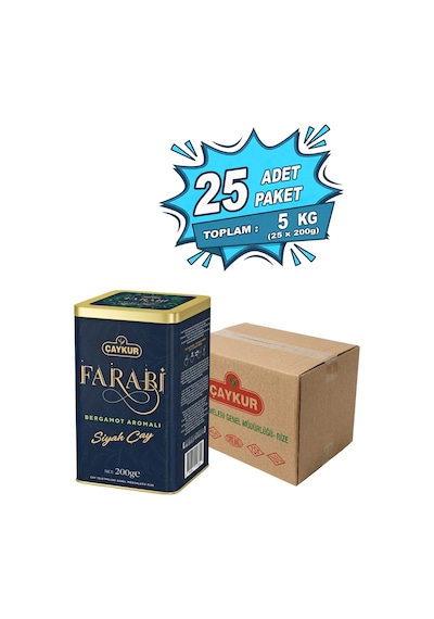Farabi Çayı Bergamotlu 200 Gr. Yirmibeşli Paket
