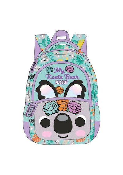 Muggle 3 Bölmeli Koala Okul Sırt Çantası Mu-9102