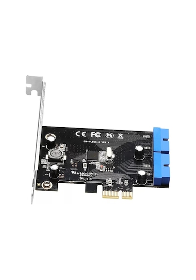 Pcı Express Pcı-E Usb 3.0 Kart 4817P Pcıe 2 Port 19 20 Pin Çoklay