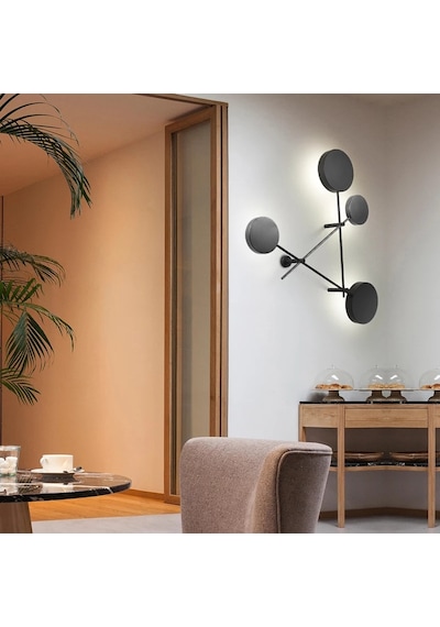 Simaavize Utra Modern Led Aplik Siyah