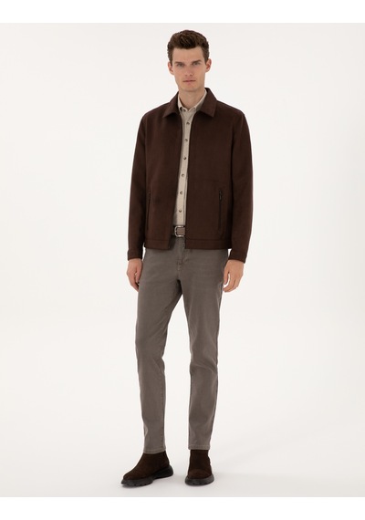 Pierre Cardin Erkek Kahverengi Deri Mont-kaban 50318152-400 Kahverengi